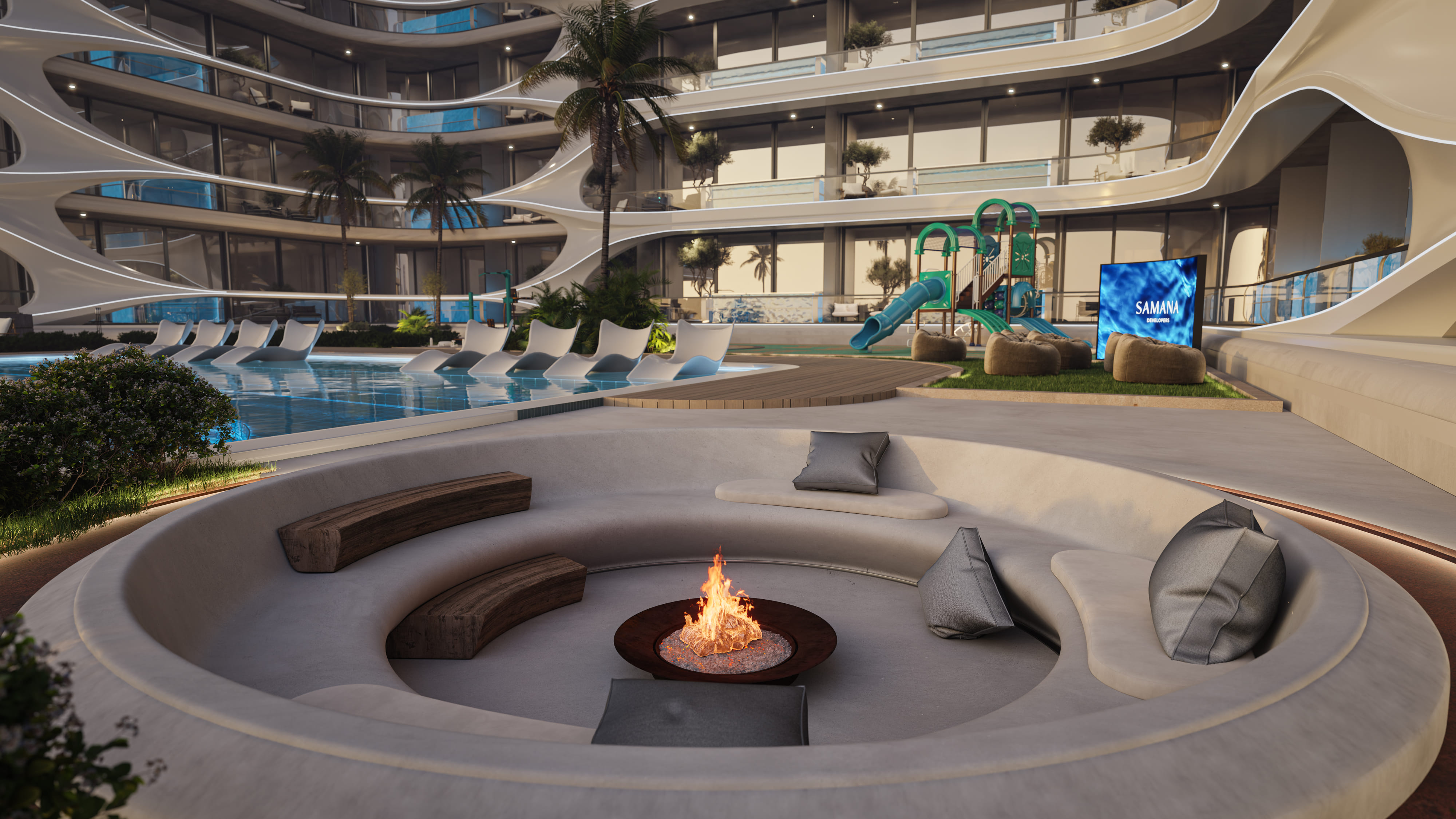 Pool deck